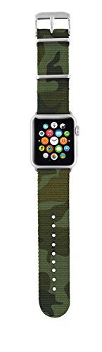 Trust Urban Nylon-Armband (geeignet für Apple Watch 38 mm) camouflage