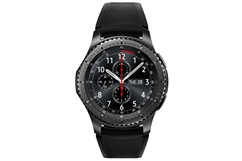 Samsung Gear S3 frontier (3,3 cm (1,3 Zoll) Display, NFC, Bluetooth, WLAN, Tizen OS), mit Silikon-Armband