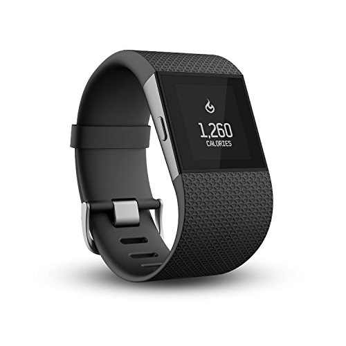 Fitbit Fitness Super Watch Fitbit SURGE, Schwarz, L, FB501BKL-EU